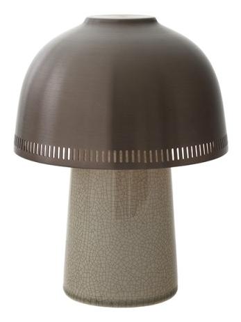 Raku ceramic LED battery Lamp