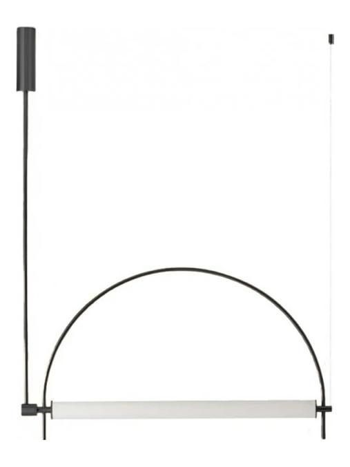 Arc led suspension lamp