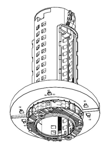 Artemide recessed structure for Vector Recessed