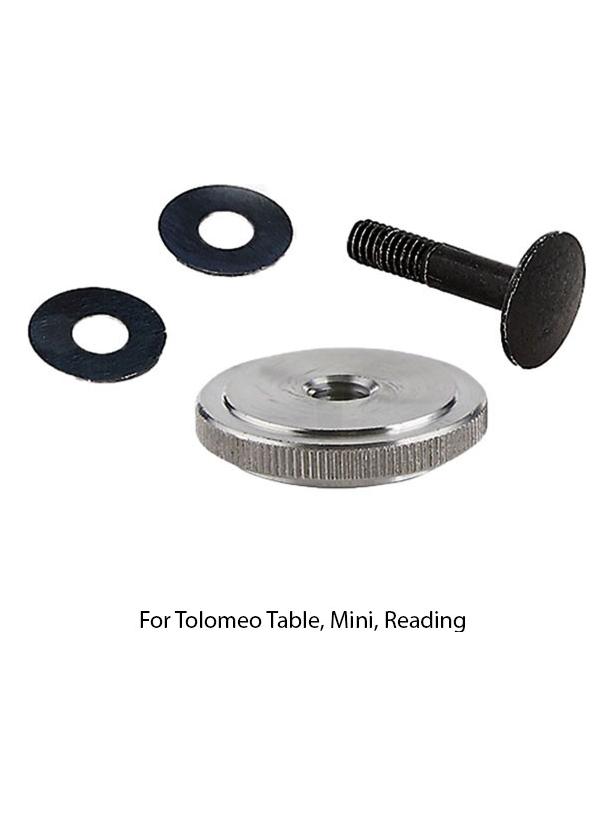 Artemide Tolomeo Accessory Screw with Knob, Connector and Threaded Pin Part