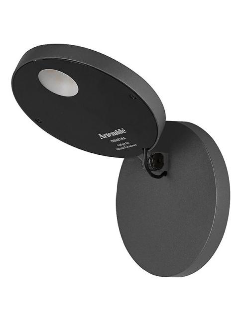 Demetra led wall lamp anthracite grey color