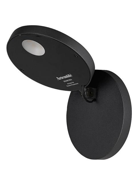 Demetra led wall lamp black color