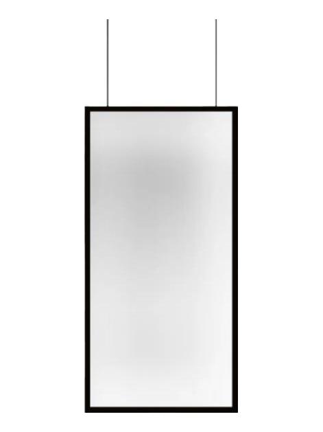 Discovery Space Rectangular led suspension lamp