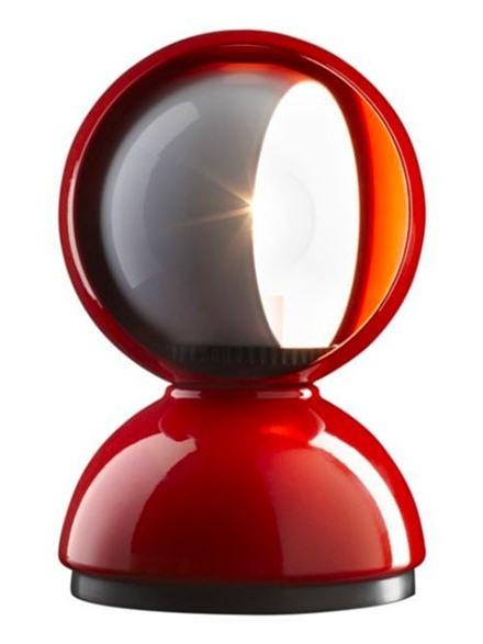 Eclisse Table Lamp Red