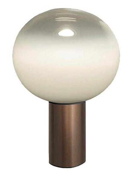 Laguna Satin Bronze Table Lamp Blown Glass