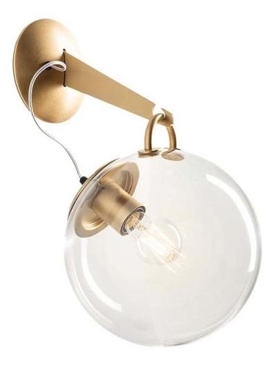 Miconos Dimmable Wall Lamp in Crystal