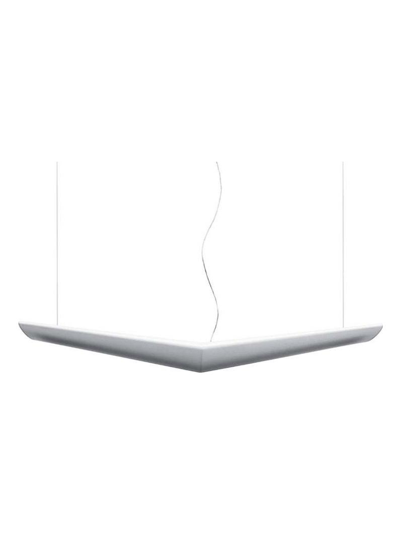 Mouette led 135W white suspension lamp