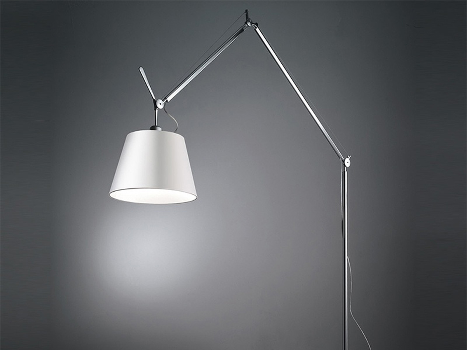 Tolomeo Mega Floor Lamp Satin LED