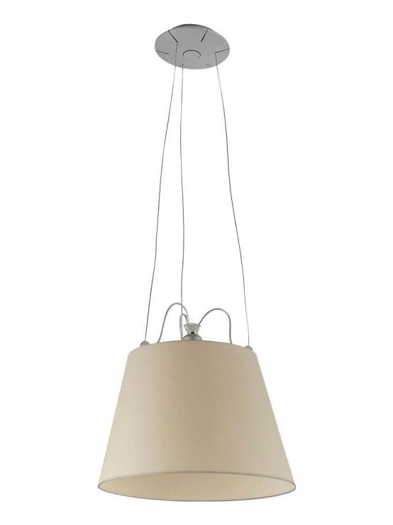 Tolomeo Mega Suspension Lamp with Parchment Diffuser D420