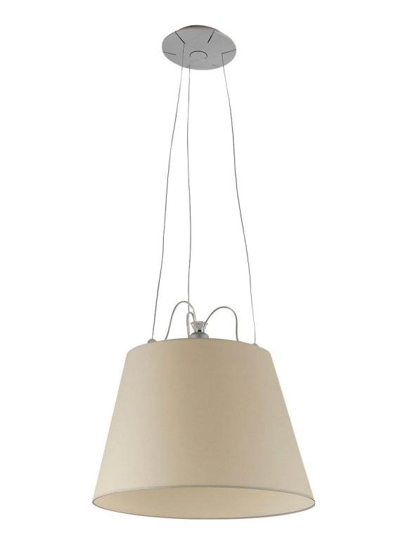 Tolomeo Mega Suspension Lamp with Parchment Diffuser D520
