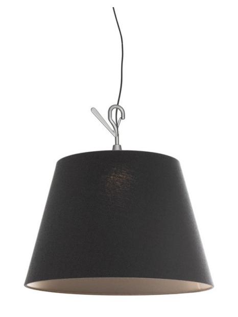 Tolomeo Paralume Outdoor Hook led Lamp in Black