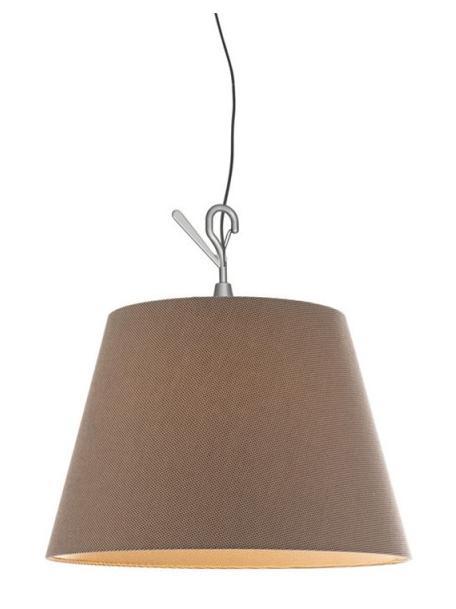 Tolomeo Paralume Outdoor Hook led Lamp in taupe