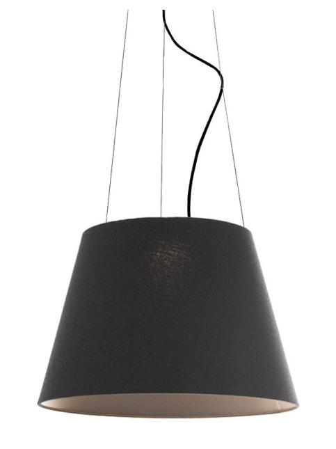 Tolomeo Paralume Outdoor Suspension led Lamp in Black