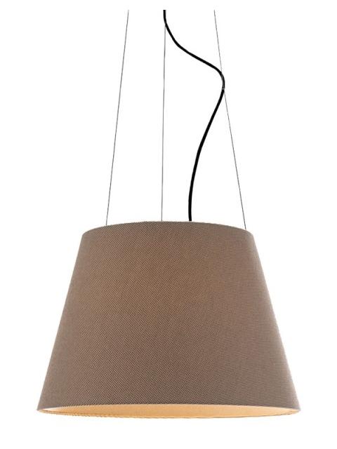 Tolomeo Paralume Outdoor Suspension led Lamp in taupe