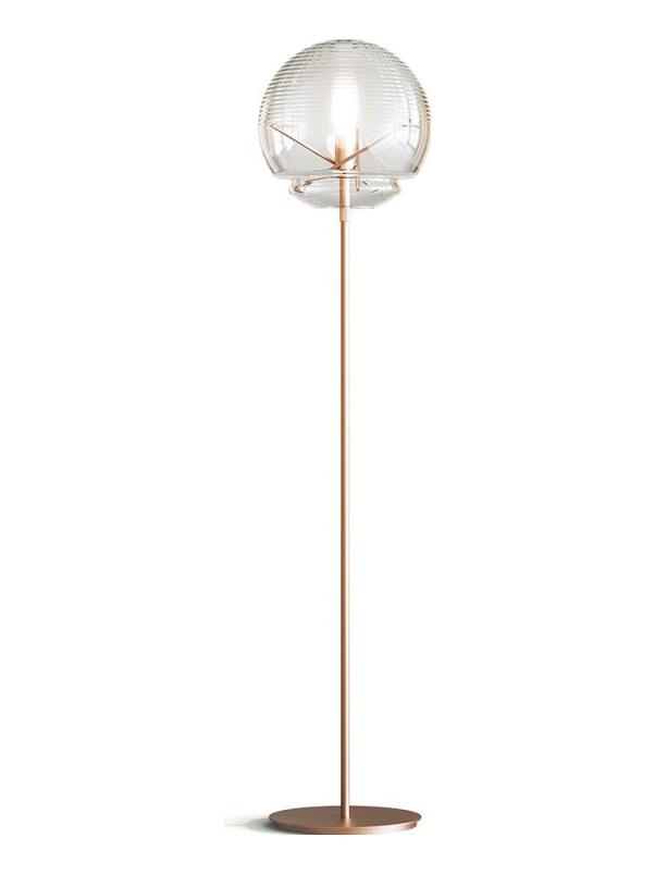 Vitruvio LED Floor Lamp in Blown Glass