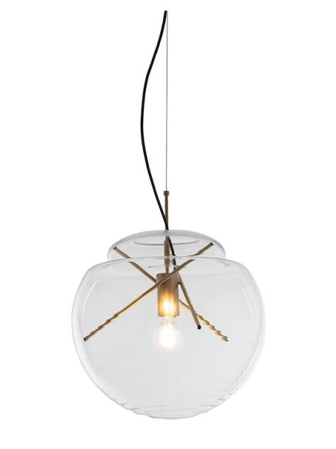 Vitruvio LED Suspension Lamp in Blown Glass