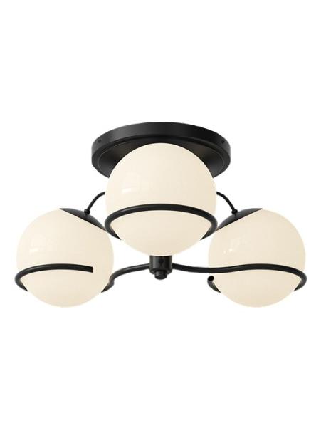Model 2042 Elegant Circular Ceiling Lamp with Rings