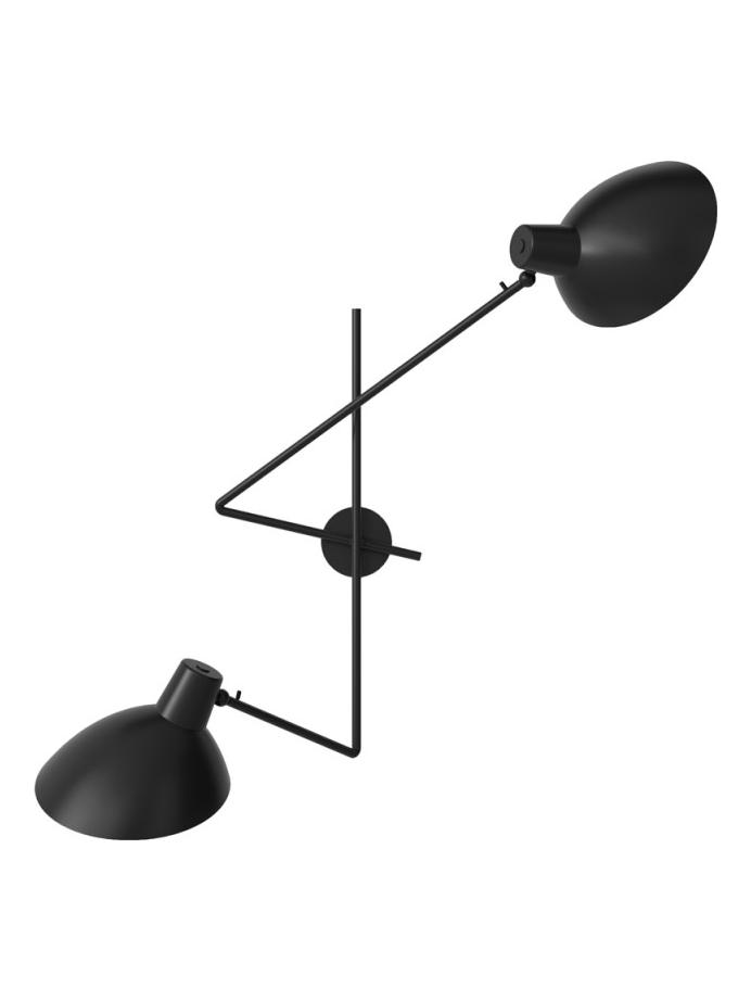 VV Cinquanta Twin Wall Lamp with Two Adjustable Arms