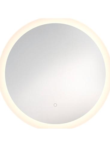 Ascot round led mirror