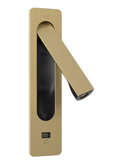 Keta USB recessed led wall light