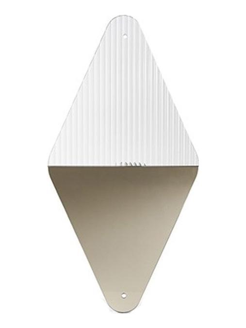 Obei Obei Mirror - Rhombus shaped/extrawhite-bronze 
