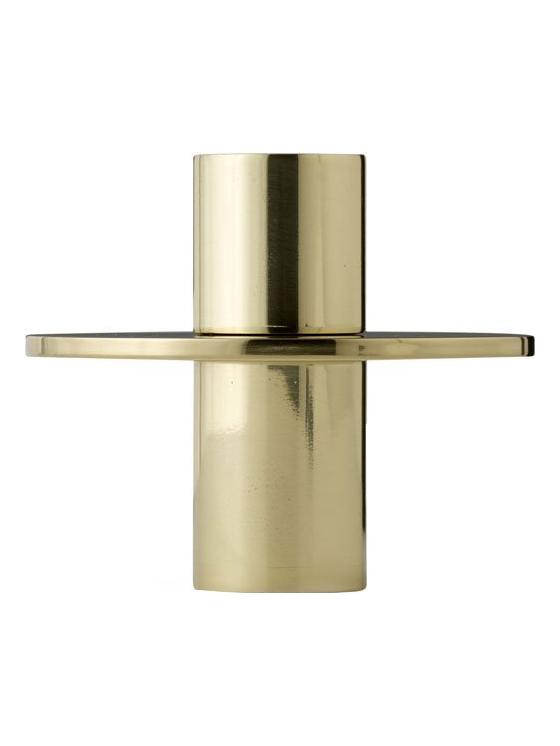 Antipode Candle Holder - Mirror Polished Brass