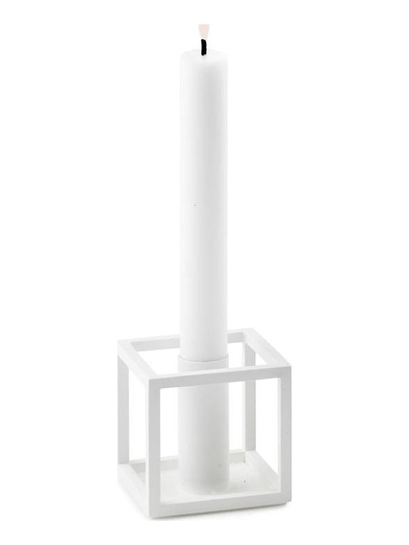 Kubus 1 Candleholder White