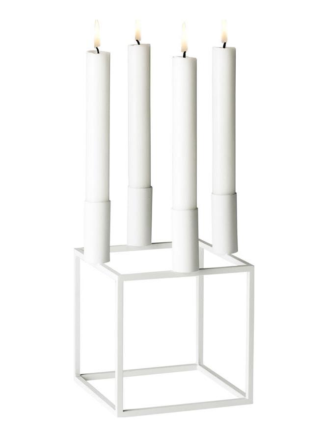 Kubus 4 Candleholder - White