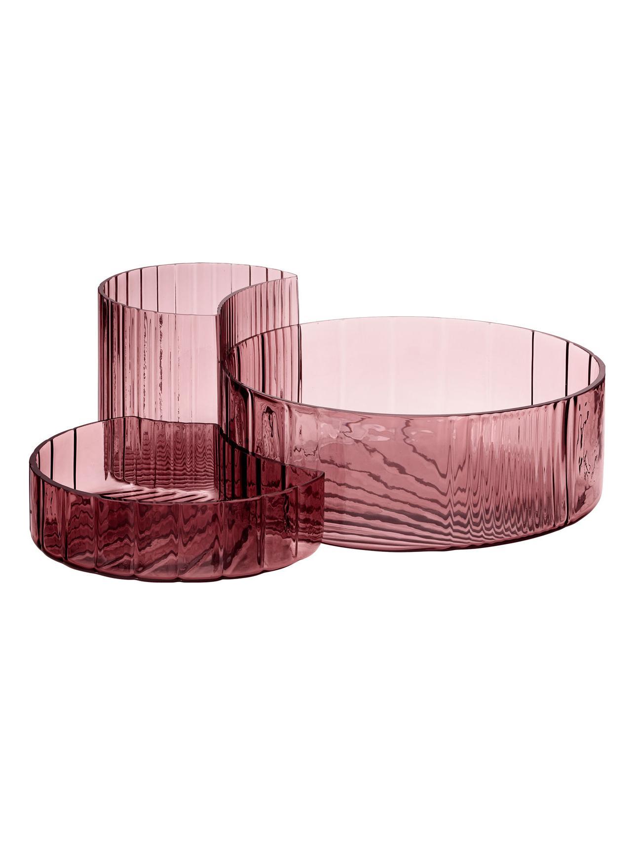 Concha Bowls & Dishes Pink - Set of 3