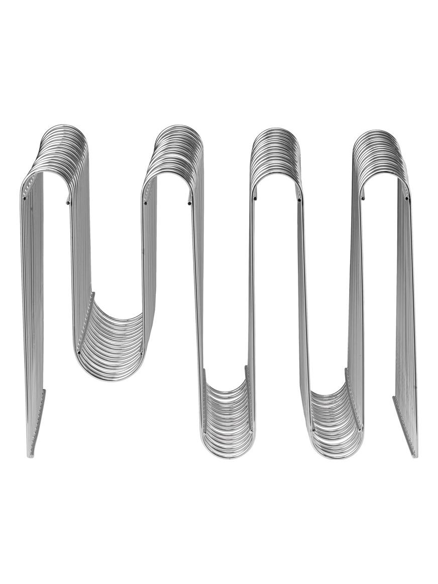 Curva magazine holder - silver