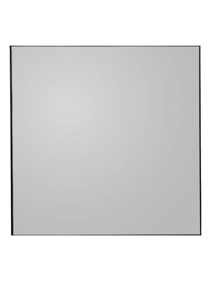Quadro Square Mirror - Clear/Black