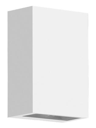 Led wall light with double emission IP65