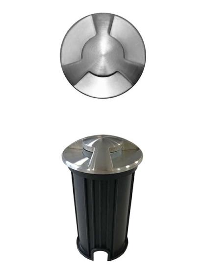 Nix Walkable Recessed Triple LED Spotlight for Outdoor