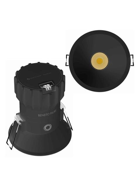 Pulsar 8W tricolor dimmable recessed led spotlight IP65