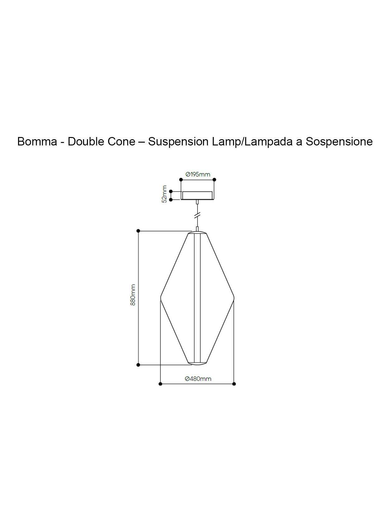 Buoy Collection Double Cone Suspension Lamp