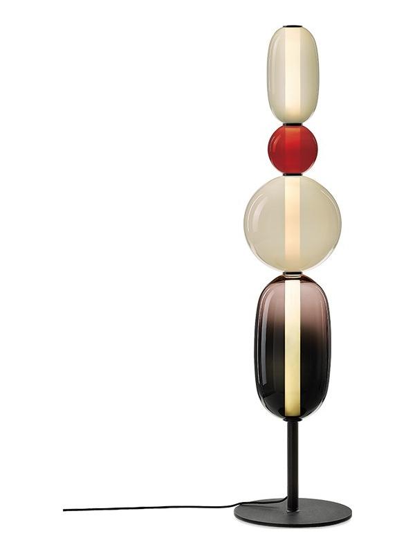 Pebbles Dimmable led Floor Lamp in Crystal
