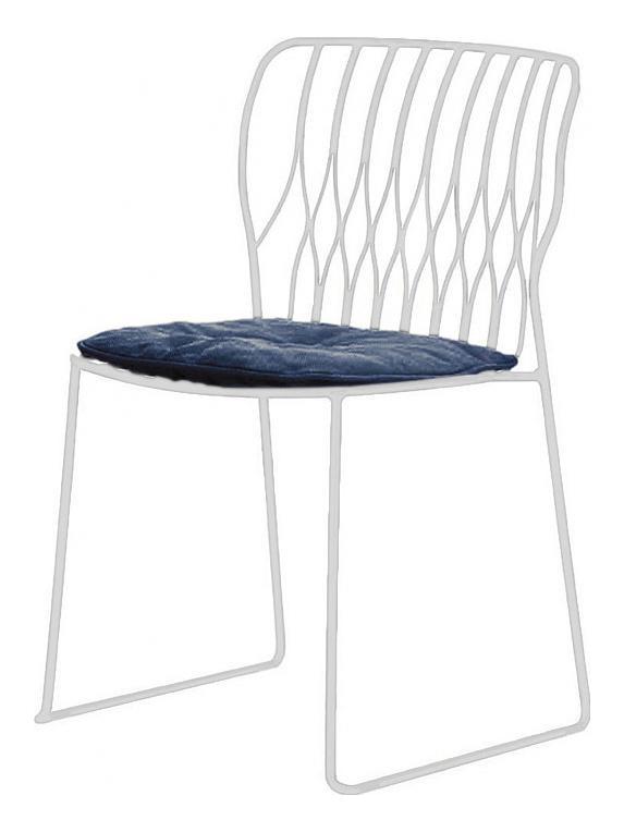 Freak Chair - Metal White / Light Blue Powder