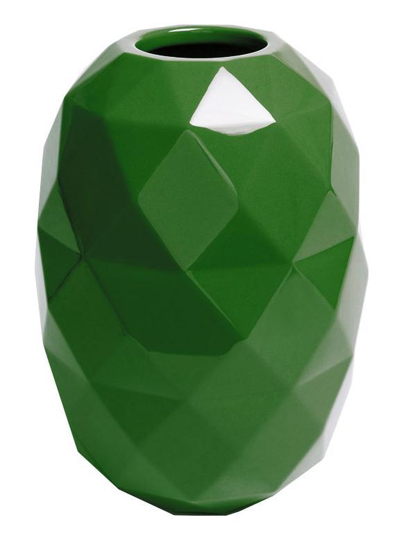 Cut Vase-Ø 24 cm - H. 50 cm Green