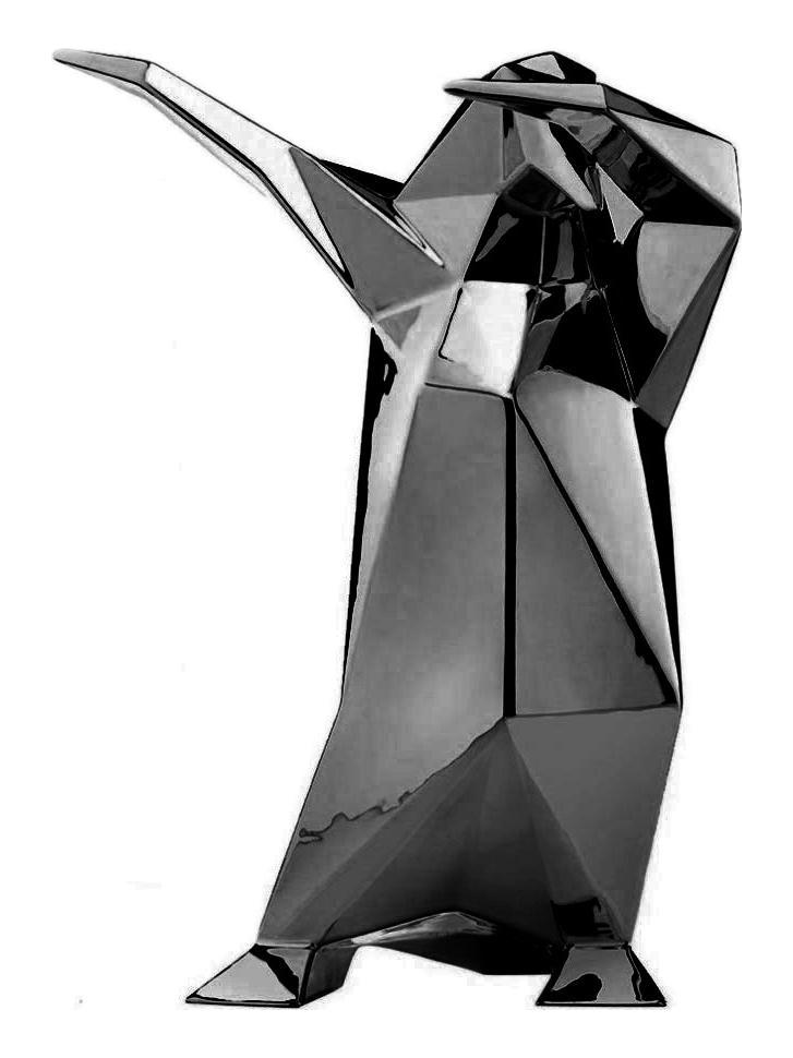 Dab Penguin Glossy Dark Platinum