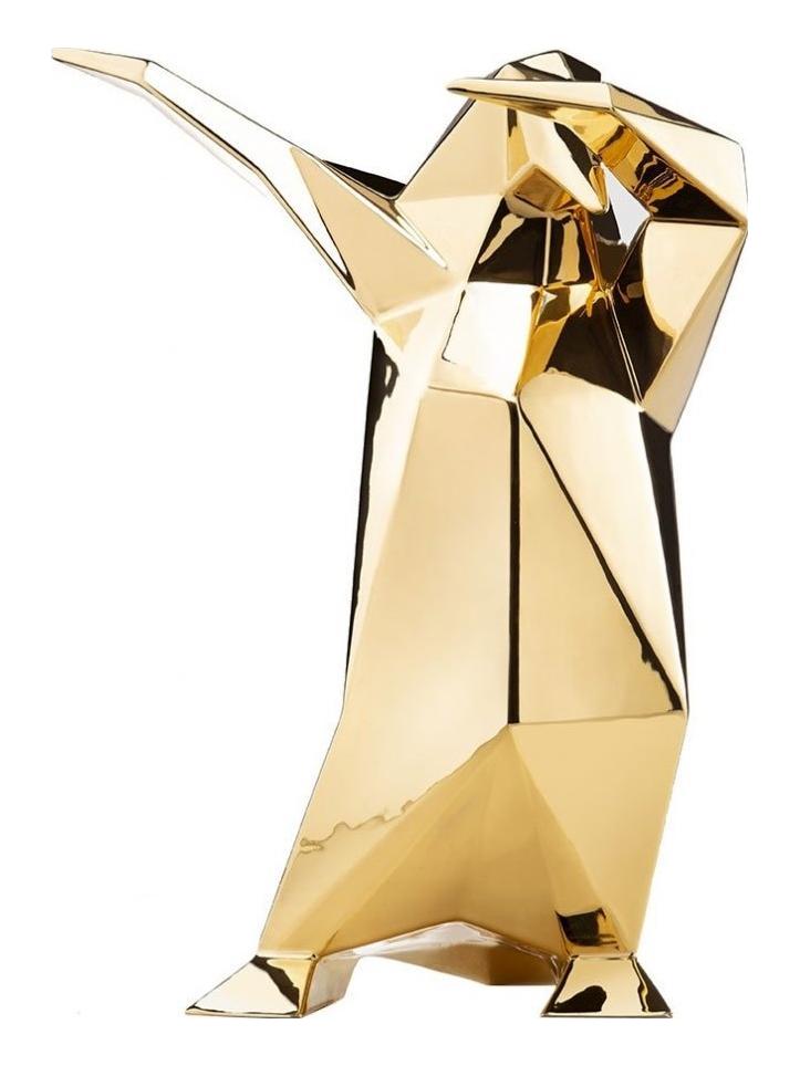 Dab Penguin Glossy Gold