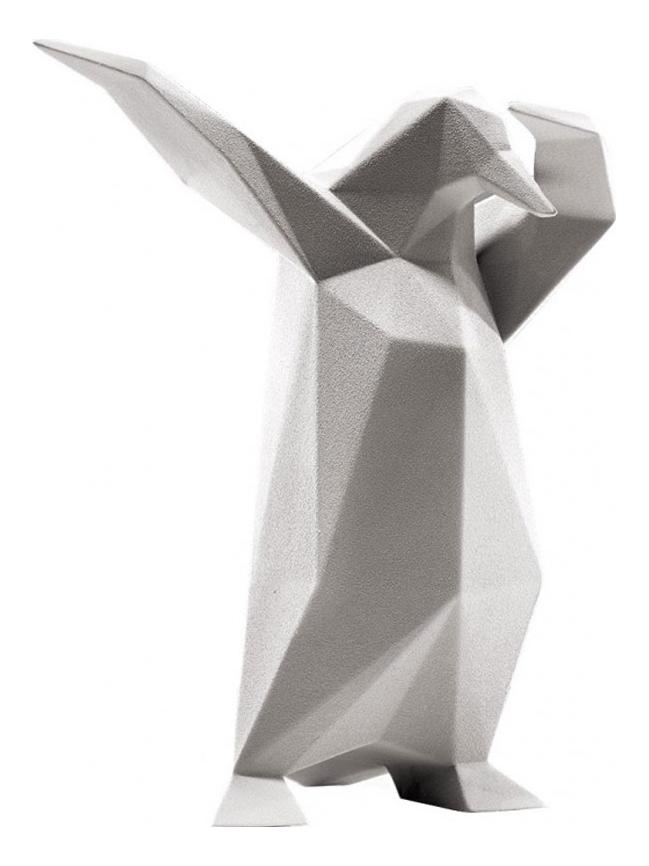 Dab Penguin Grey