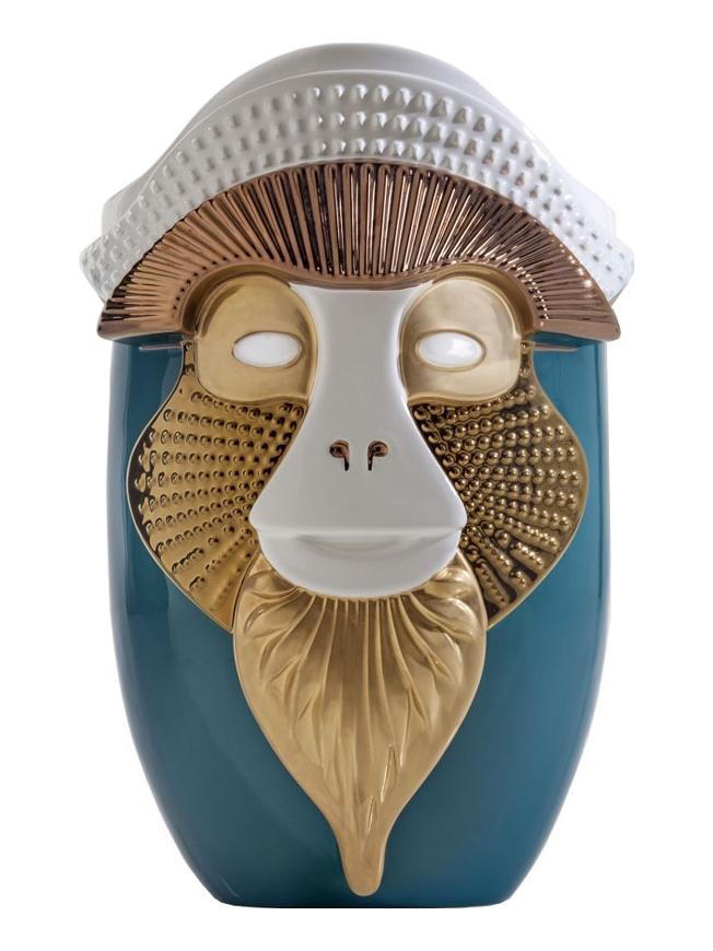 Primates Brazza Biscay Bay Vase