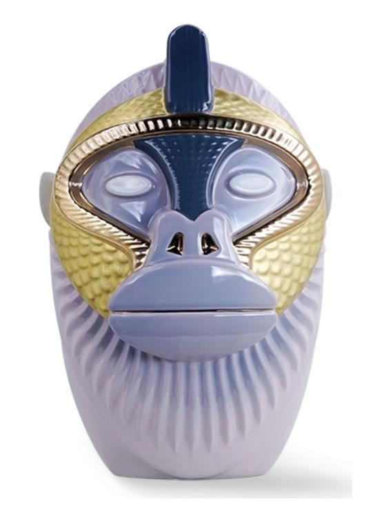 Primates Kandti Vase - Lilac Grey + Sugar Paper