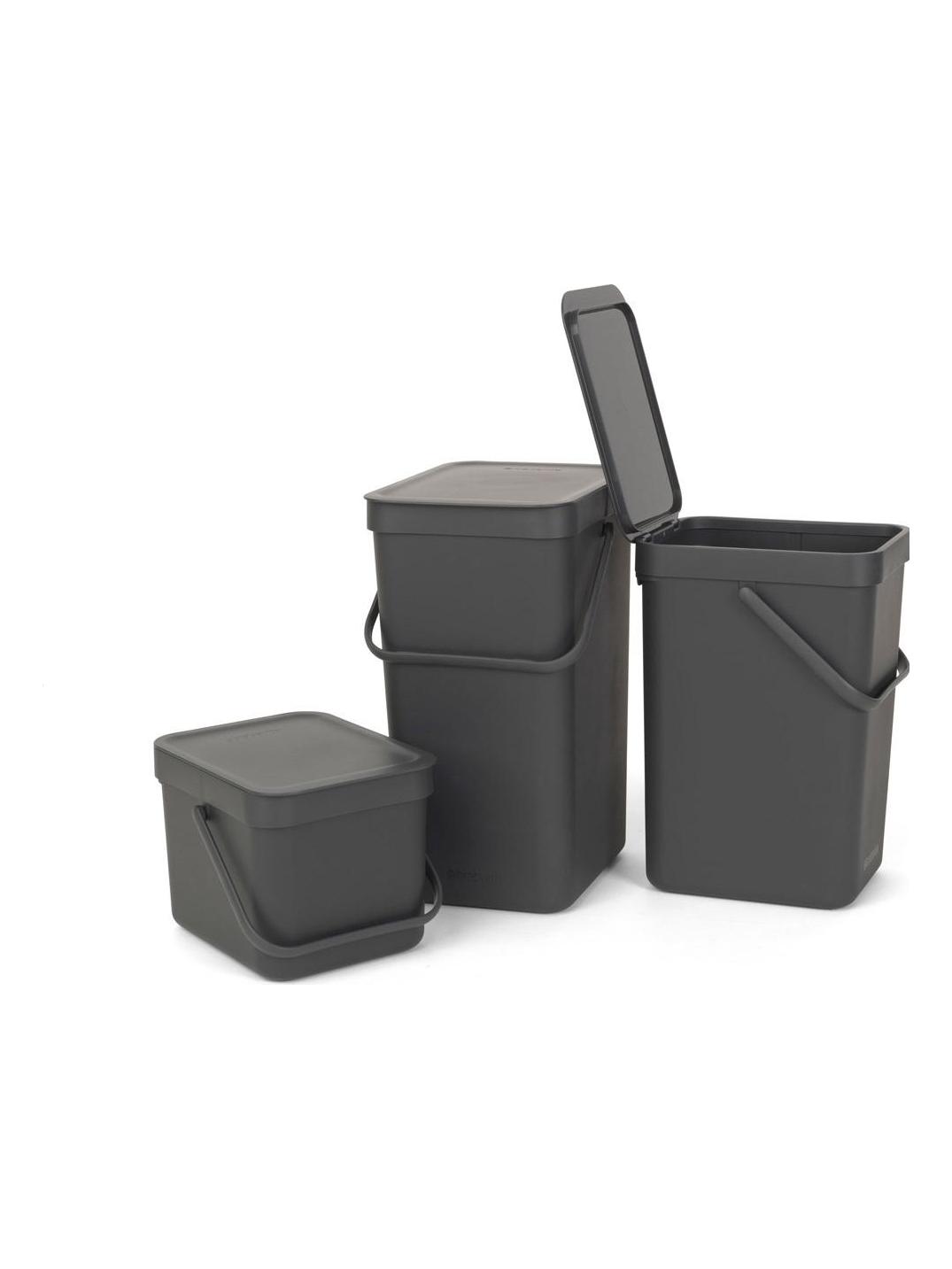 Sort & Go Bin Medium - Dark Grey 