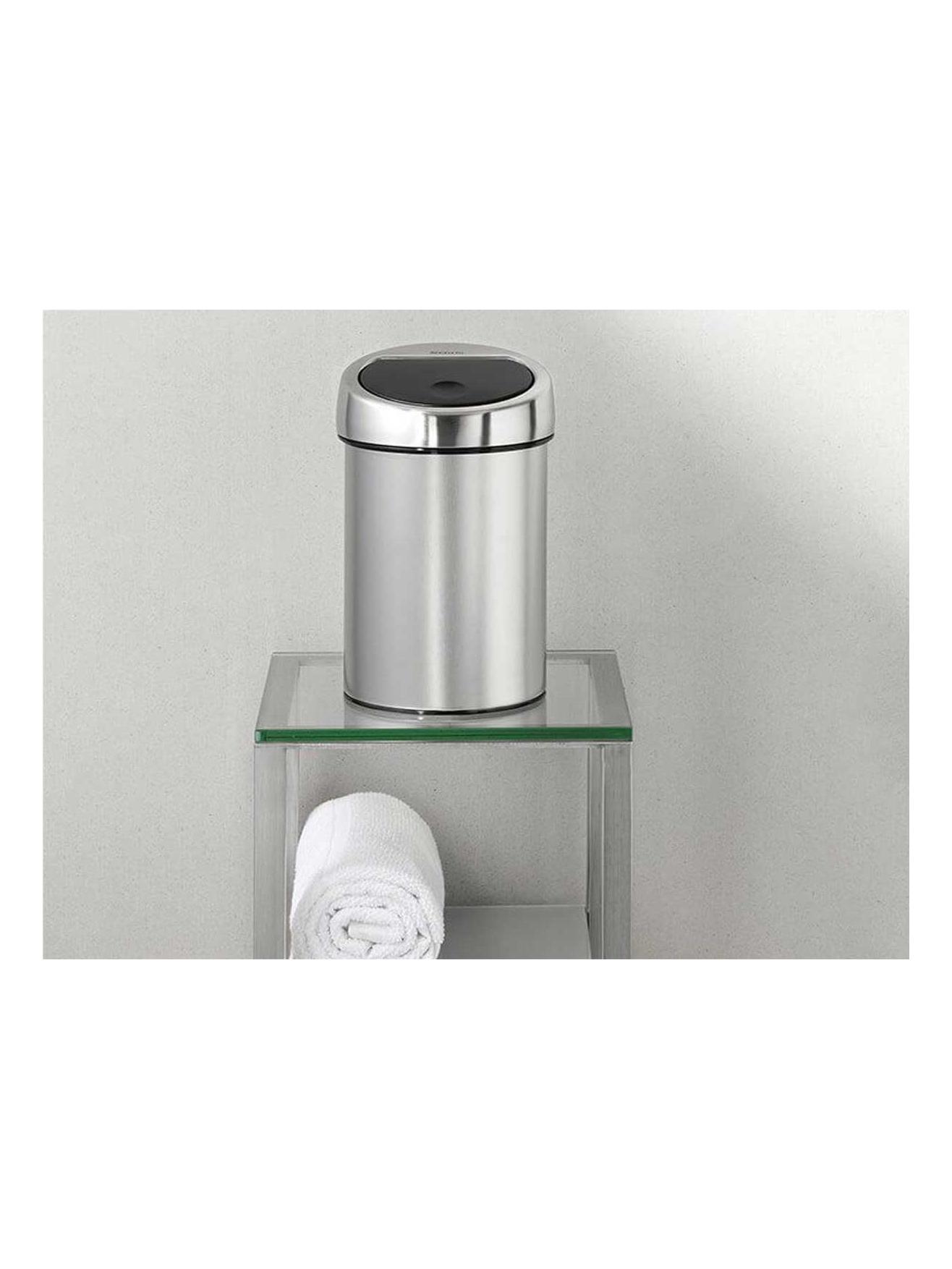 Touch Bin - Waste Bin - Matt Steel FingerPrint Proof