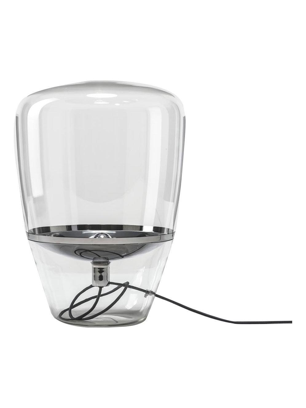 Balloons Large PC858 Floor Lamp - Glass Colour: transparent - Reflector Chrome - Cable black