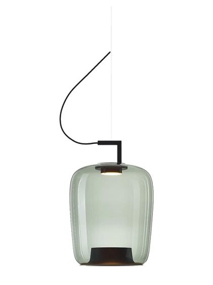 Double led suspension lamp