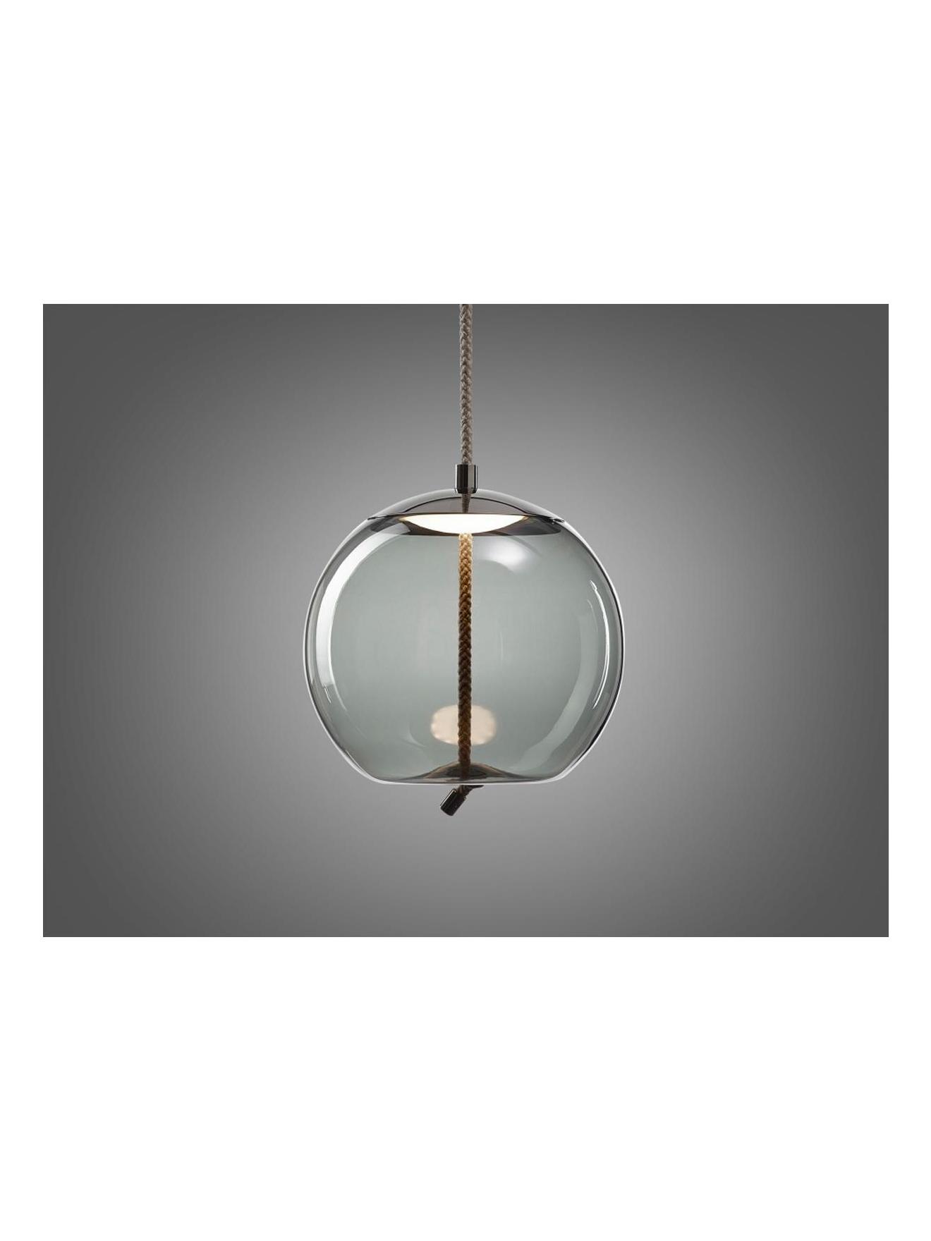Knot Sfera Suspension Lamp - Transparent Glass