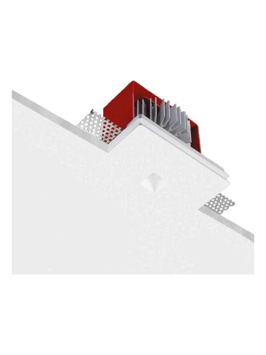 Geniusquare Recessed Rectangular LED Spotlight White