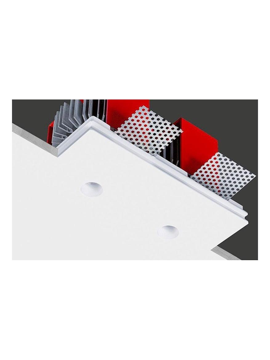 Twin Genius LED Double Recessed Spotlight Rectangular White
